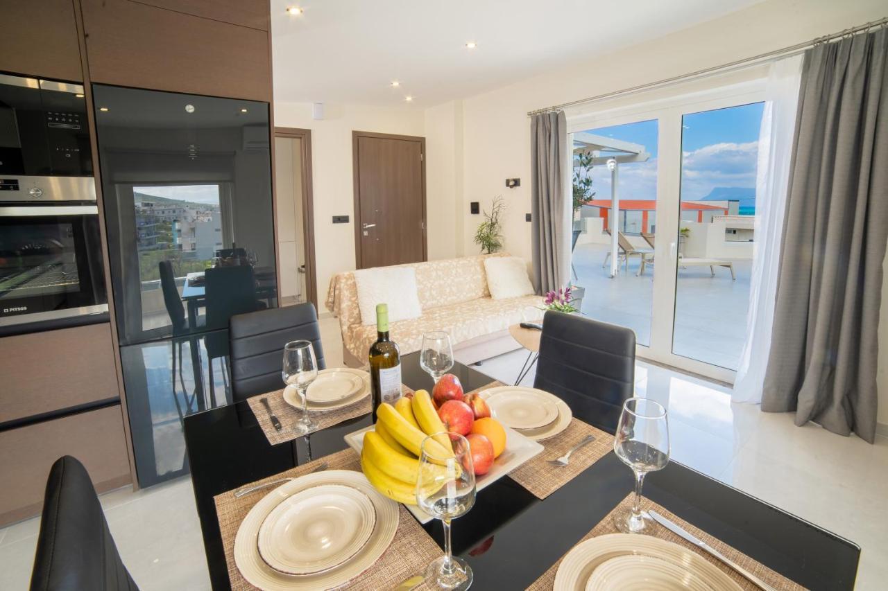 Home Sweet Home - Big Balcony With Great View Kíssamos Exterior foto